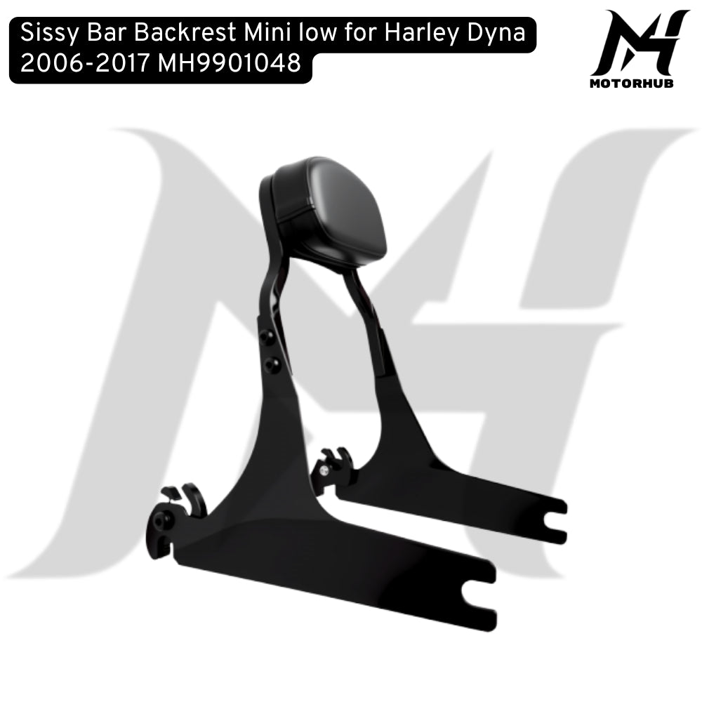 Sissy Bar Backrest Mini low for Harley 2006-2017 Dyna MH9901048