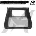 Carbon Fairing Spoilers Radiator Chin Cover For Harley Touring 23-24 [Standard twill Glossy] RW7700301