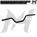 1 1/8Inch Club Moto Style Fat Bars MX Variable Section Aluminum Conical 4″ Rise Handlebar MH990014