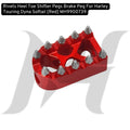 Rivets Heel Toe Shifter Pegs Brake Peg For Harley Touring Dyna Softail [Red] MH9900739