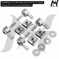 Saddlebag Lock Mounting Screw Kit Fit For Harley Touring 93-24 [Chrome] MH9900237