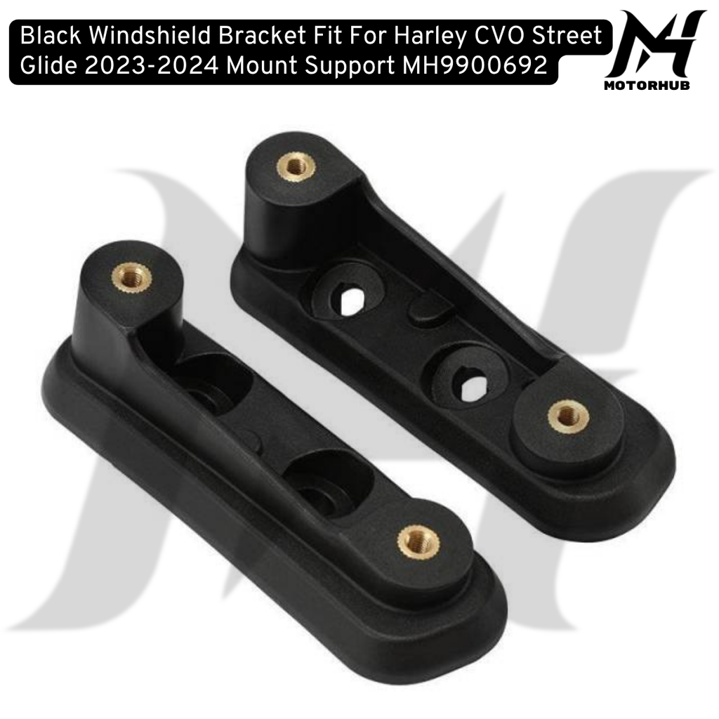 Black Windshield Bracket Fit For Harley CVO Street Glide 2023-2024 Mount Support MH9900692