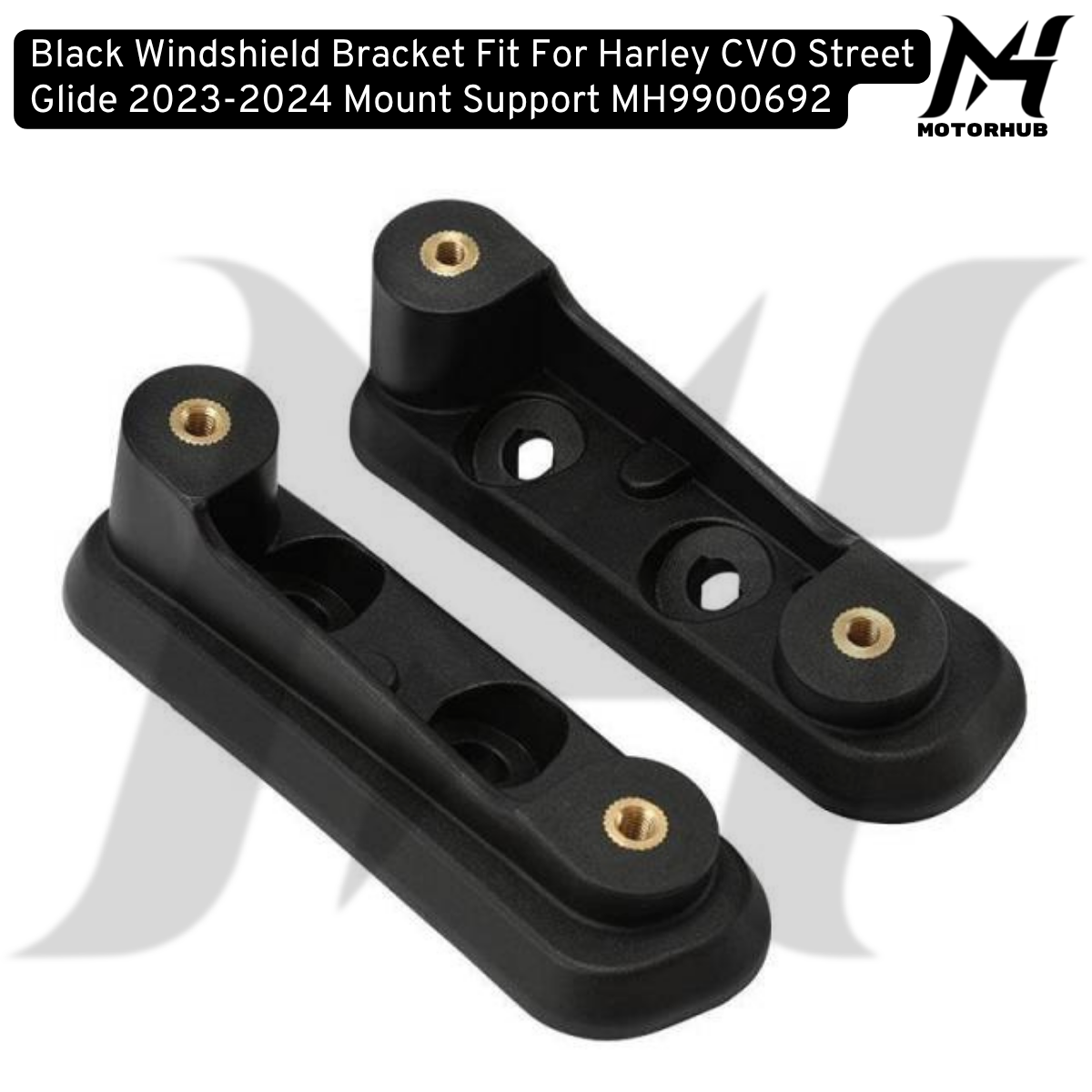Black Windshield Bracket Fit For Harley CVO Street Glide 2023-2024 Mount Support MH9900692