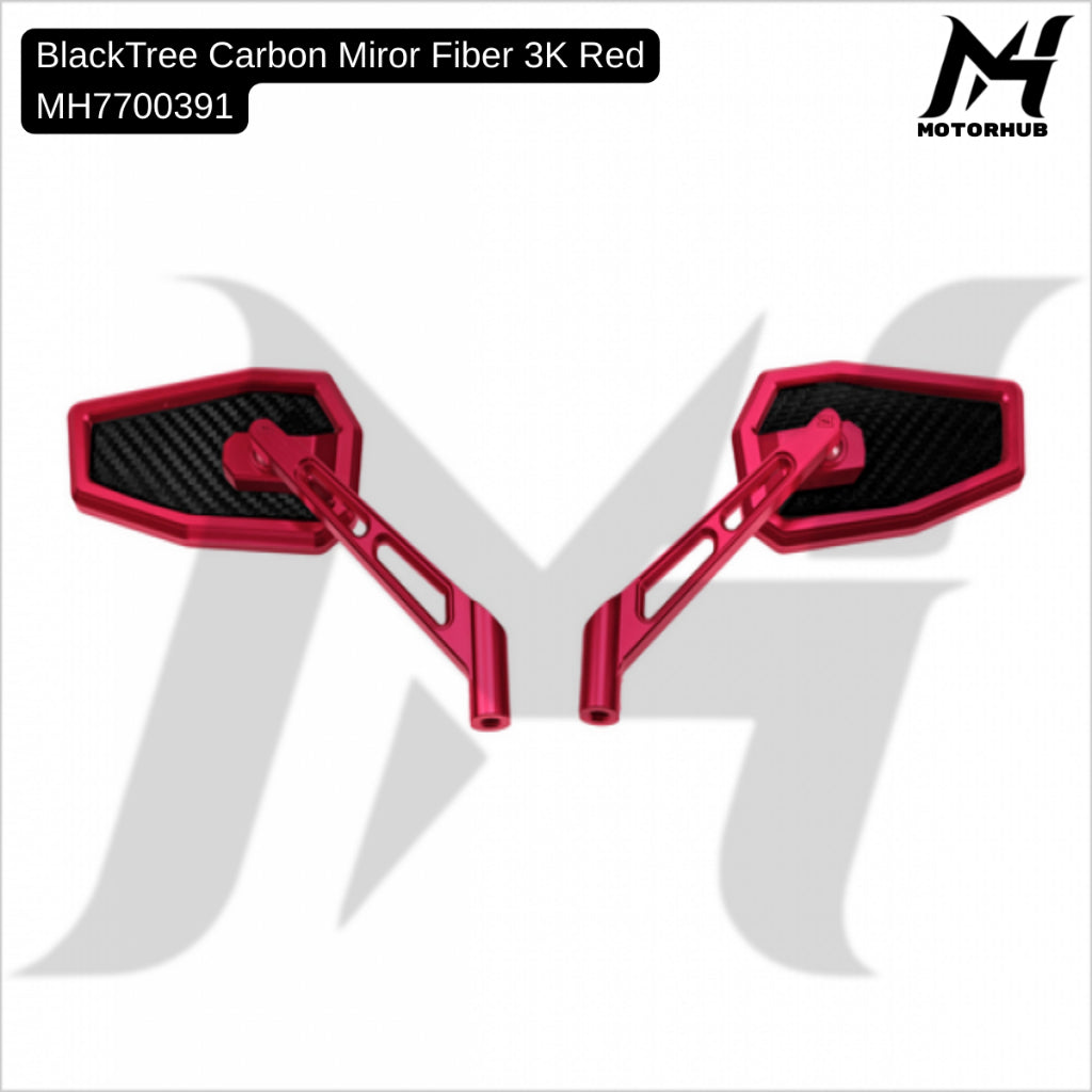 BlackThree Carbon Miror Fiber 3K Red MH7700391