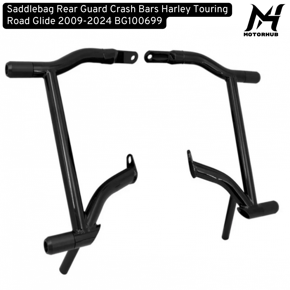Saddlebag Rear Guard Crash Bars Harley Touring Road Glide 2009-2024 BG100699