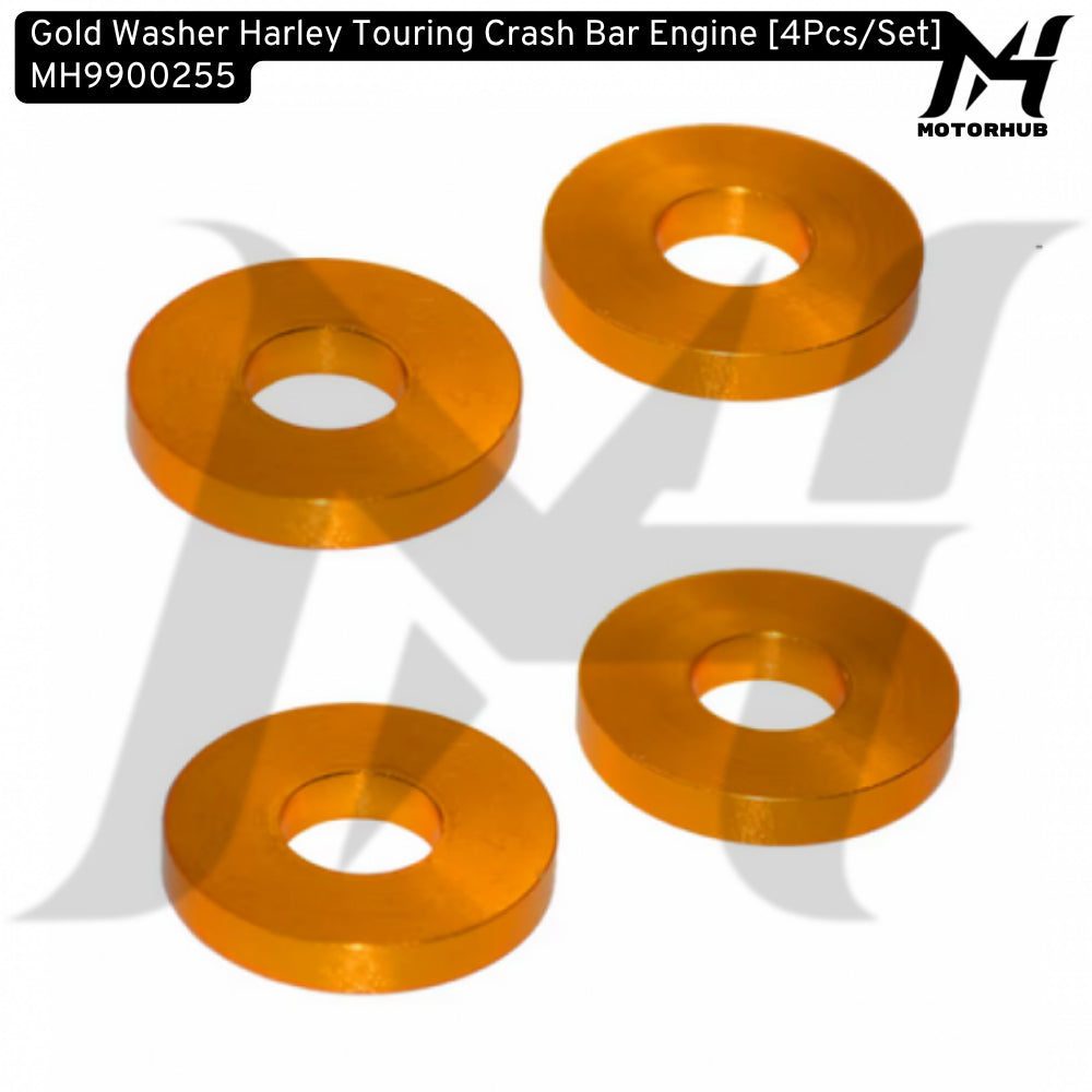 Gold Washer Harley Touring Crash Bar Engine [4Pcs/Set] MH9900255