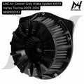 CNC Air Cleaner Grey Intake System Kit Fit Harley Dyna Softail Touring Trike MH9900183