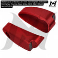 Motorcycle E-Mark LED Front Turn Signals Indicators for Harley Touring Road Glide 2014-2023 [Red] MH9901219