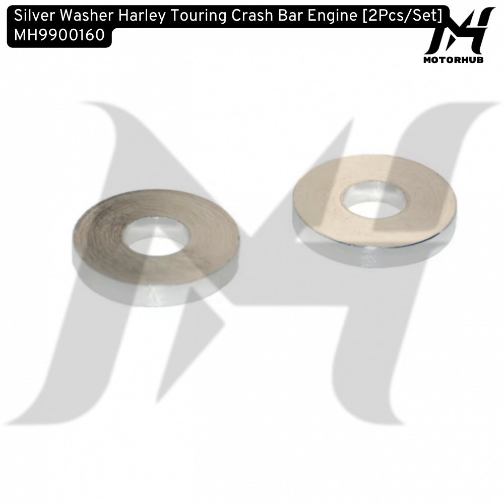 Silver Washer Harley Touring Crash Bar Engine [2Pcs/Set] MH9900160
