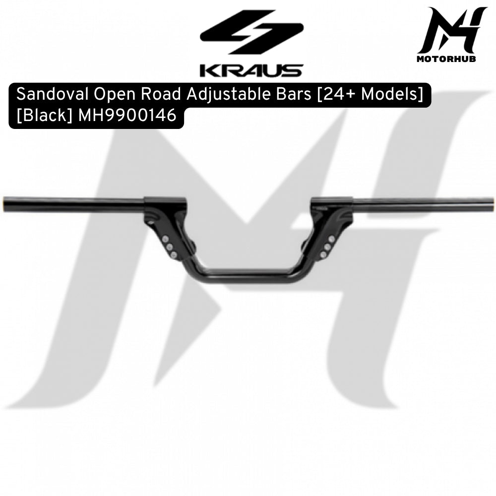 Sandoval Open Road Adjustable Bars [24+ Models] [Black] MH9900146