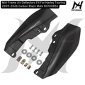 Mid-Frame Air Deflectors Fit For Harley Touring 2009-2026 Carbon Black Mate BG100856