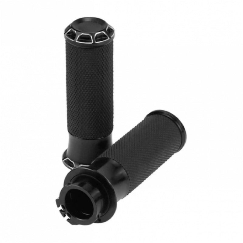 1 Inch Billet V.3 hand grips Throttle Cable Harley Davidson Motorcycle Touring Sportster Dyna Softail MH9900990