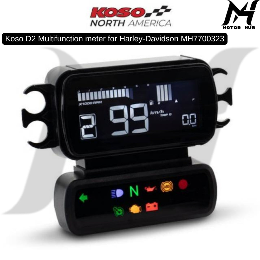 Koso D2 Multifunction meter for Harley-Davidson MH7700323
