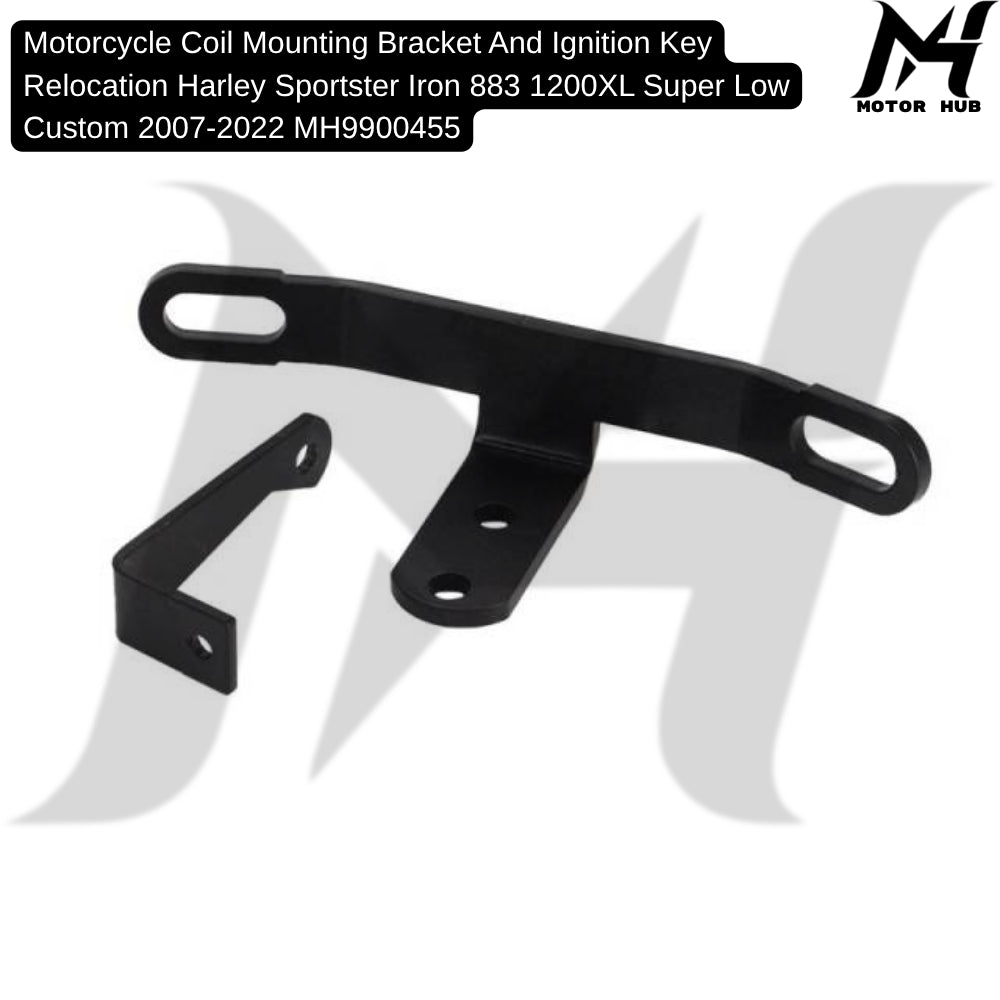 Motorcycle Coil Mounting Bracket And Ignition Key Relocation Harley Sportster Iron 883 1200XL Super Low Custom 2007-2022 MH9900455