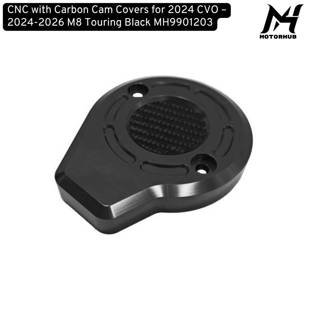 CNC with Carbon Cam Covers for 2024 CVO – 2024-2026 M8 Touring Black MH9901203