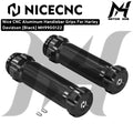 Hand Grip Harley TBW Nice CNC Aluminum HandGrips For Harley Davidson [Black] MH9900122
