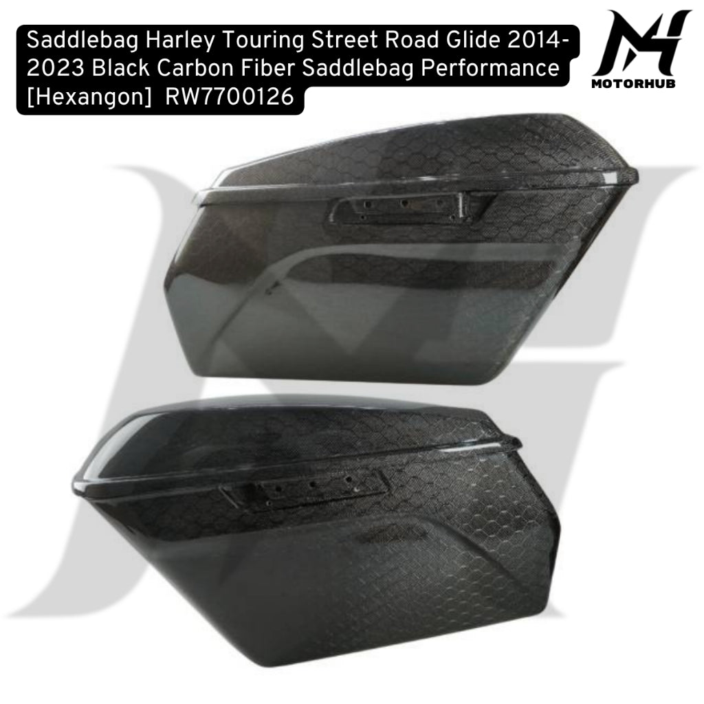 Black Carbon Fiber Saddlebag Performance [Hexangon] RW7700126