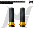 MH Style Silicone Rubber Grips with CNC Alloy Throttle By Wire [Gold] MH9901080