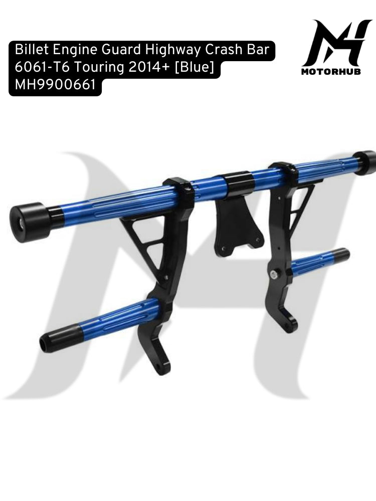 Billet Engine Guard Highway Crash Bar 6061-T6 Touring 2014+ [Blue] MH9900661
