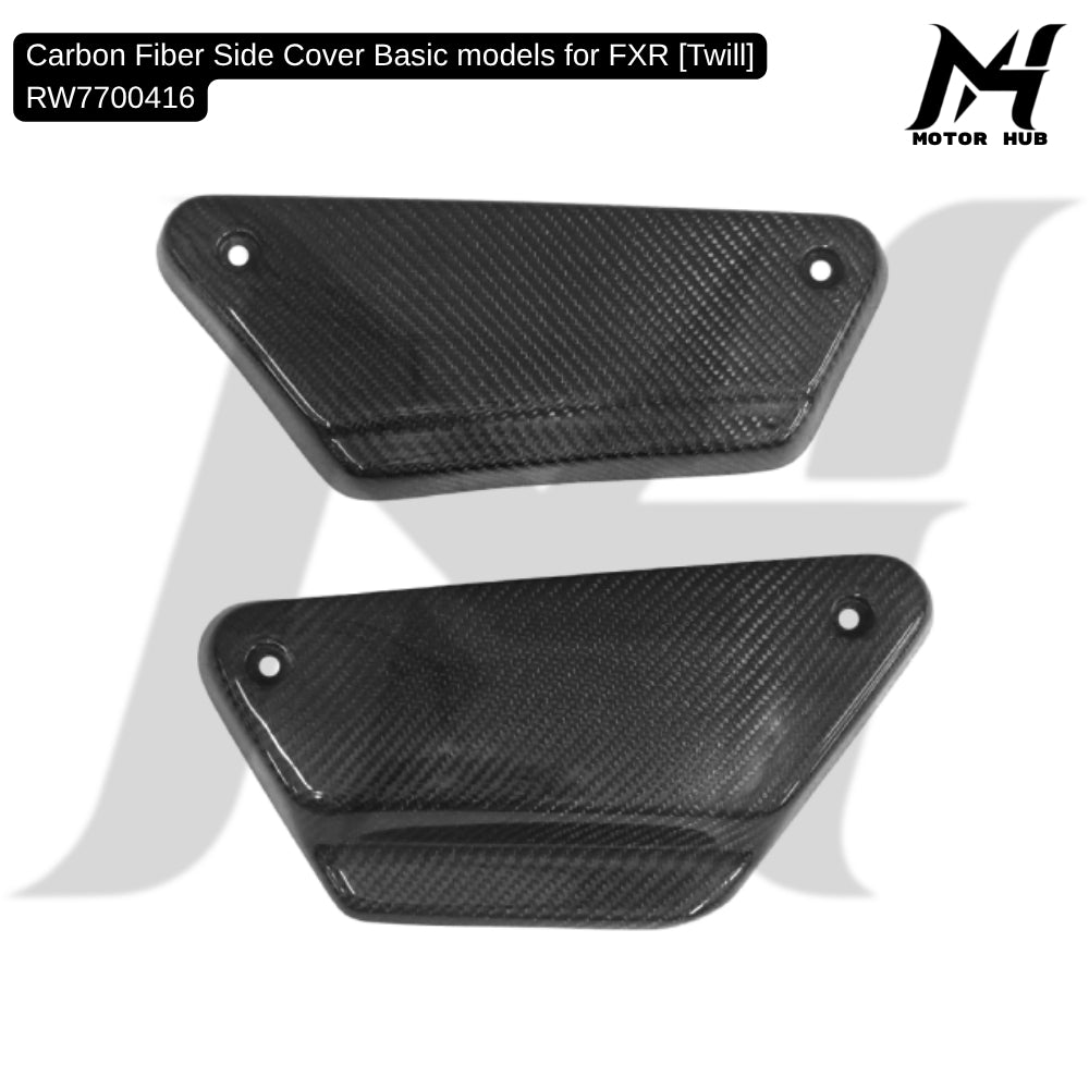 Carbon Fiber Side Cover Basic models for FXR [Twill] RW7700416