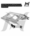 Bracket Tour Pack Road Glide Ultra Classic Electra Police Detachable Two-Up luggage Rack Fit For Harley Touring 14-24 Tour Pack [Chorme] MH9900224