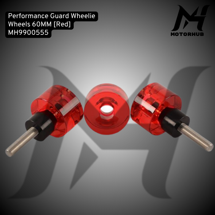 Chrash Bar Wheels Performance Guard Wheelie Wheels 60MM [Red] Harley Davidson MH9900555/PBW 002 RD MERAH