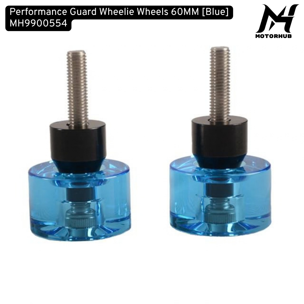 Performance Guard Wheelie Wheels 60MM Harley Davidson [Blue] MH9900554/CW PBW 002 BL BIRU