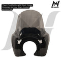 Fairing Club Style TSport Front Fairing with 15inch  Smoke Windshield for Dyna [Black-Smoke] Fairing Dyna MH9900748