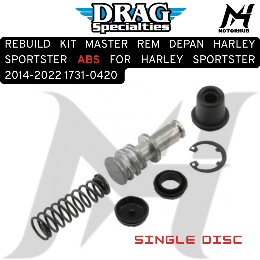 REBUILD KIT MASTER REM DEPAN HARLEY SPORTSTER ABS FOR HARLEY SPORTSTER 2014-2022 1731-0420 OEM 41700084