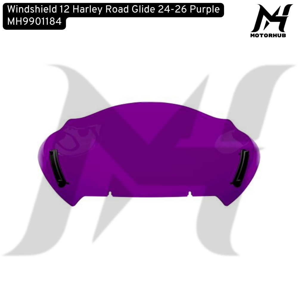Windshield 12 Harley Road Glide 24-26 Purple MH9901184