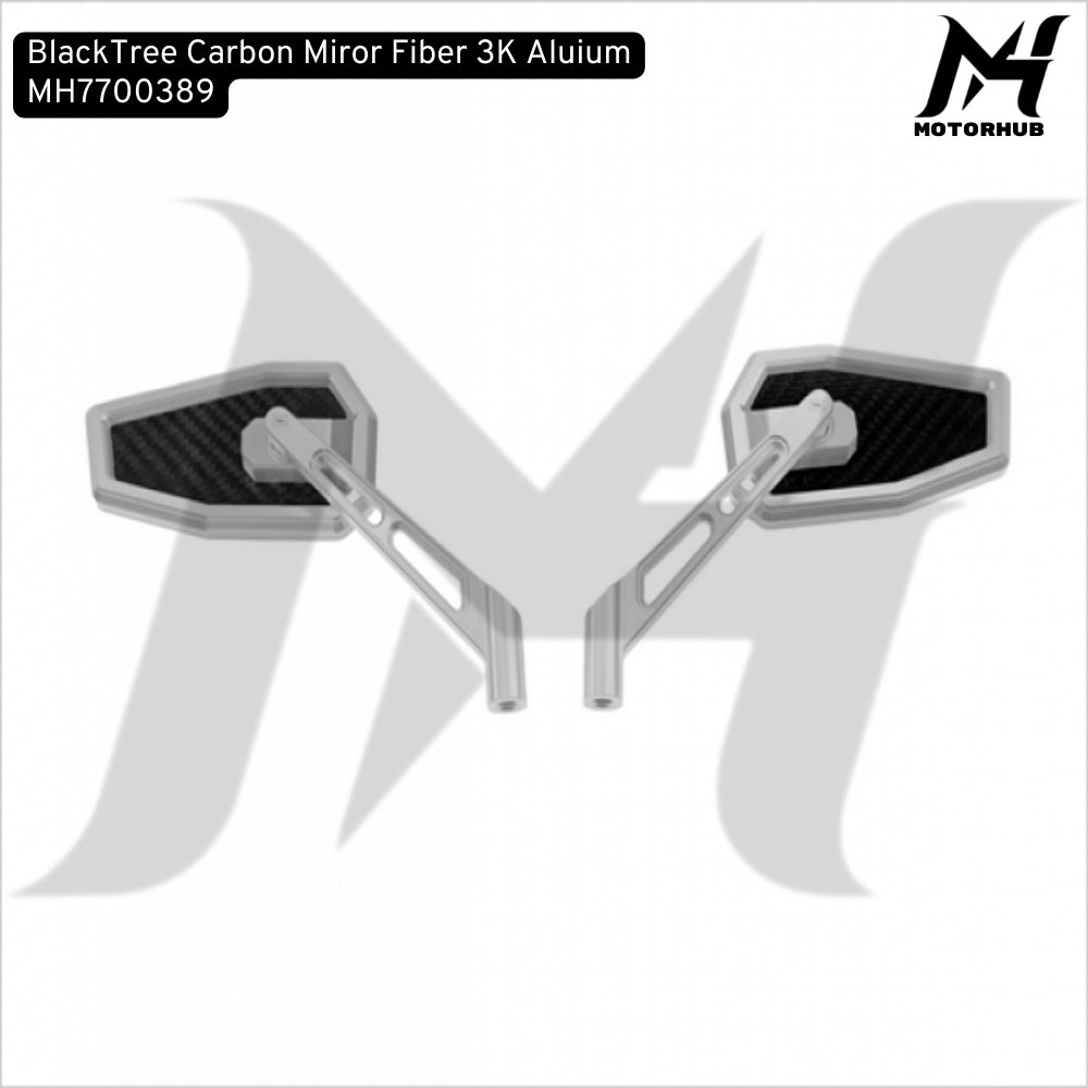 BlackThree Carbon Miror Fiber 3k Alumunium MH7700389
