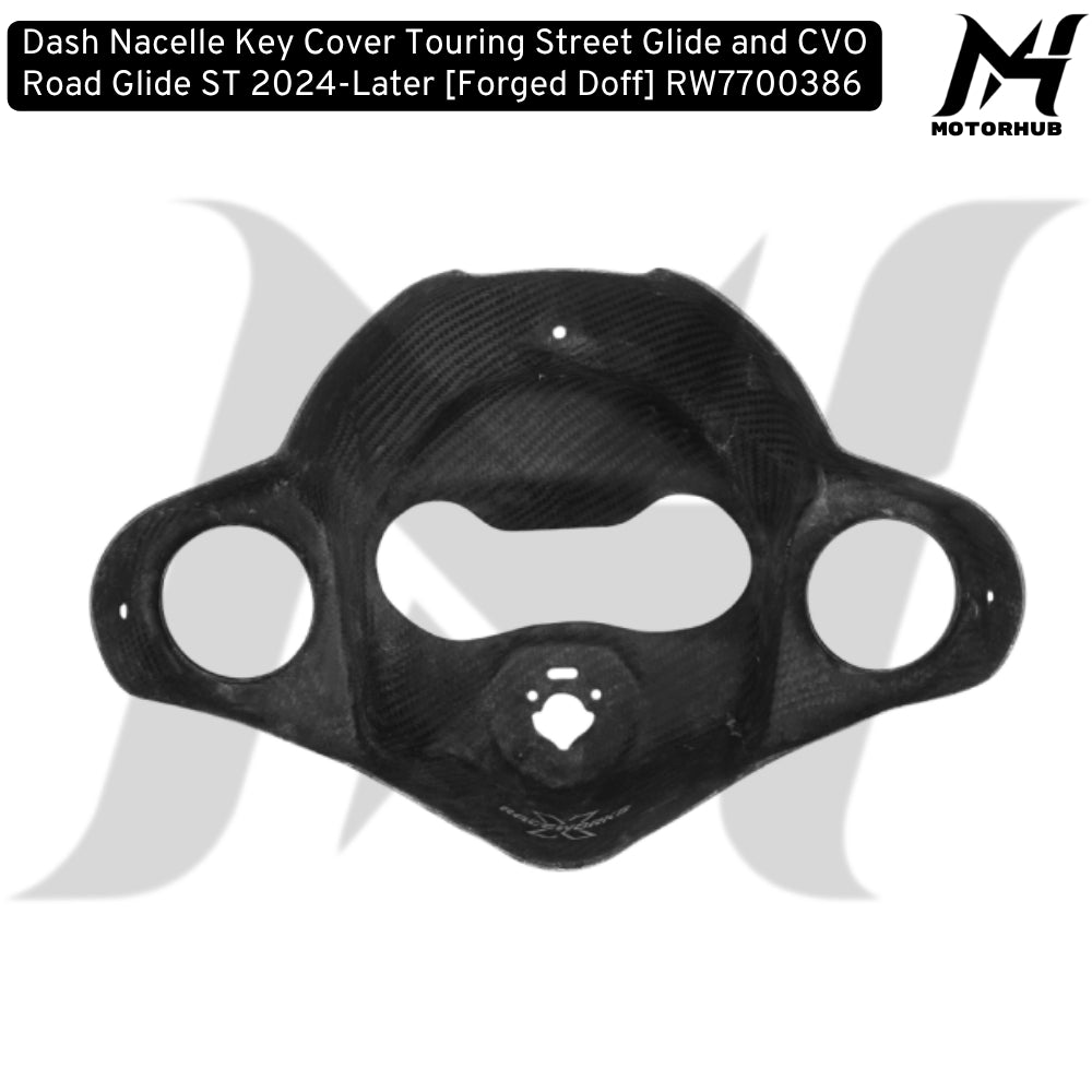 Dash Nacelle Key Cover Touring Street Glide and CVO Road Glide ST 2024-Later [Forged Doff] RW7700386