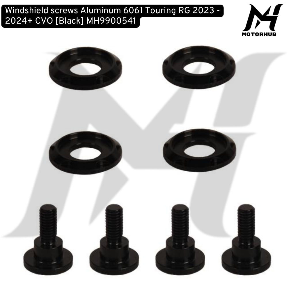 Windshield screws Aluminum 6061 Touring RG 2023 - 2024+ CVO [Black] MH9900541