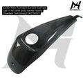 Carbon Fiber Tank Dash Console Gas Tank Cap Fit for 2009-2023 Harley Touring [Standard Twill Glossy] RW7700125