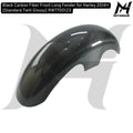 Black Carbon Fiber Front Long Fender for Harley 2014+ [Standard Twill Glossy] RW7700123
