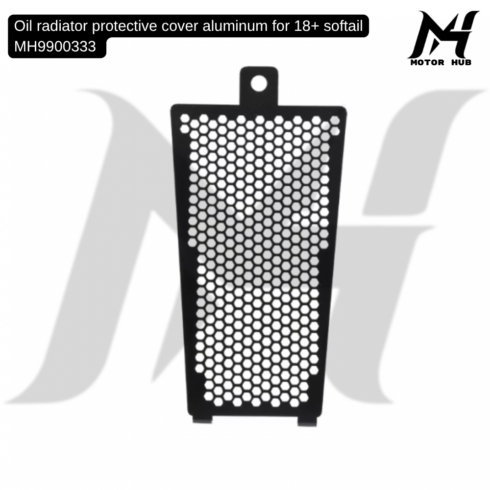 Oil radiator protective cover aluminum for 18-up softail MH9900333