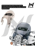 Windshield Road King Detachables Wind Splitter Vented Windshield Harley-Davidson [Clear] MH9900576