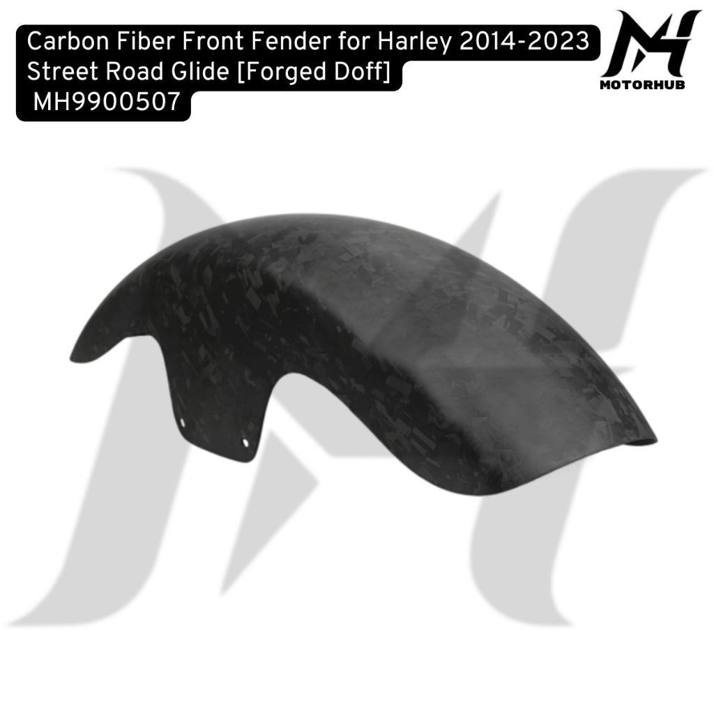 Carbon Fiber Front Fender for Harley 2014-2023 Street Road Glide [Forged Doff] MH9900507