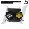 Road Shark Style headlight with bracket kit 15-23 Road Glide [White-Yellow] Lampu Road Glide 2014-2023 Lampu Harley MH9900952