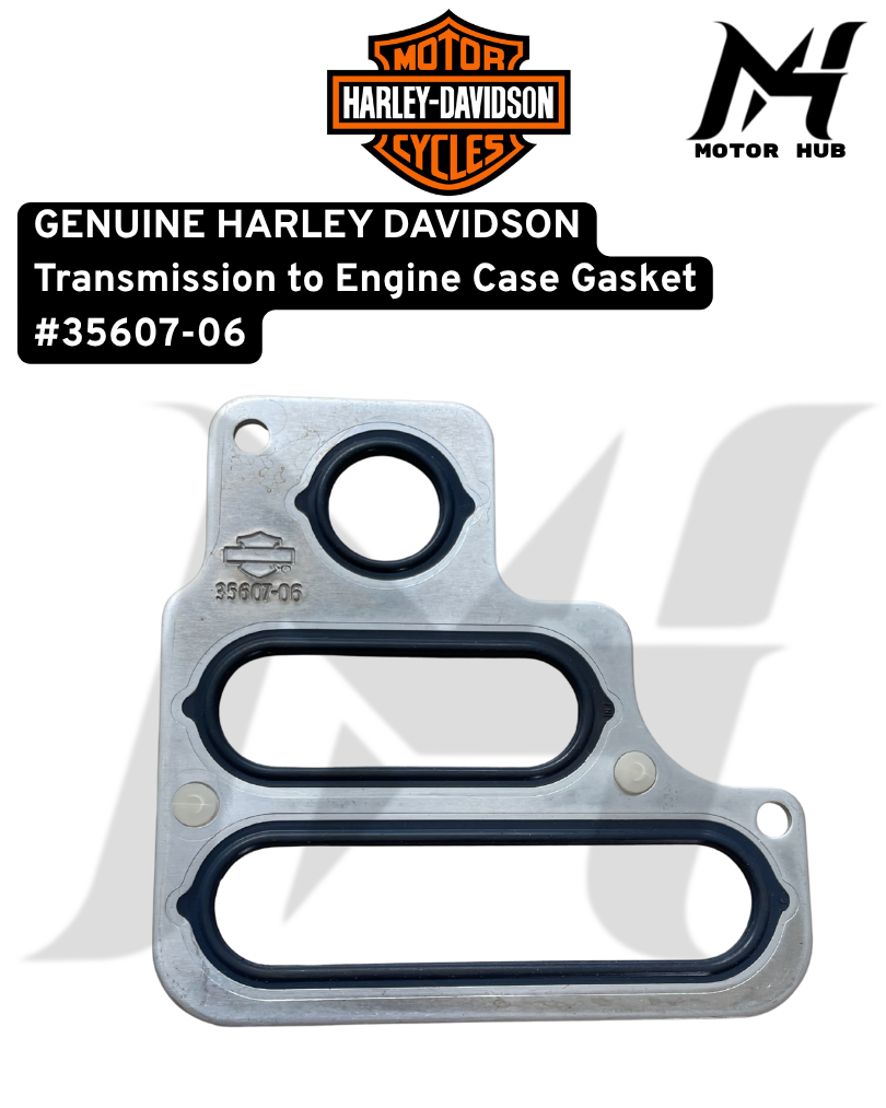 GENUINE HARLEY DAVIDSON Transmission to Engine Case Gasket #35607-06