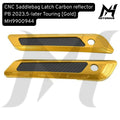 CNC Saddlebag Latch Carbon reflector PB 2023.5-later Touring [Gold] MH9900944