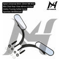 Universal 8mm 10mm M8 M10 Mini Oval Rear View Mirrors Fit For Harley Touring Softail Dyna Sportster MH9900349
