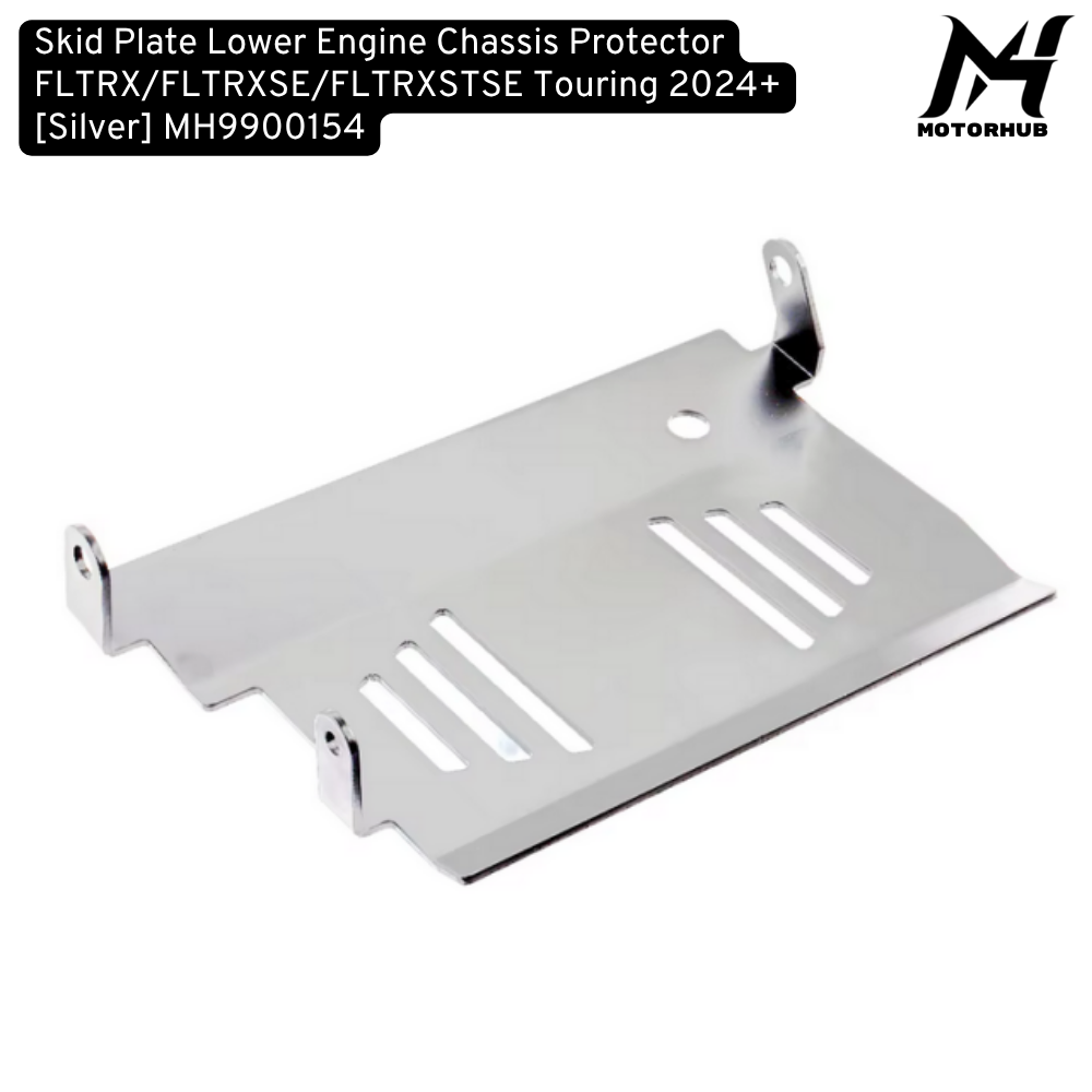 Skid Plate Lower Engine Chassis Protector FLTRX/FLTRXSE/FLTRXSTSE Touring 2024+ [Silver] MH9900154