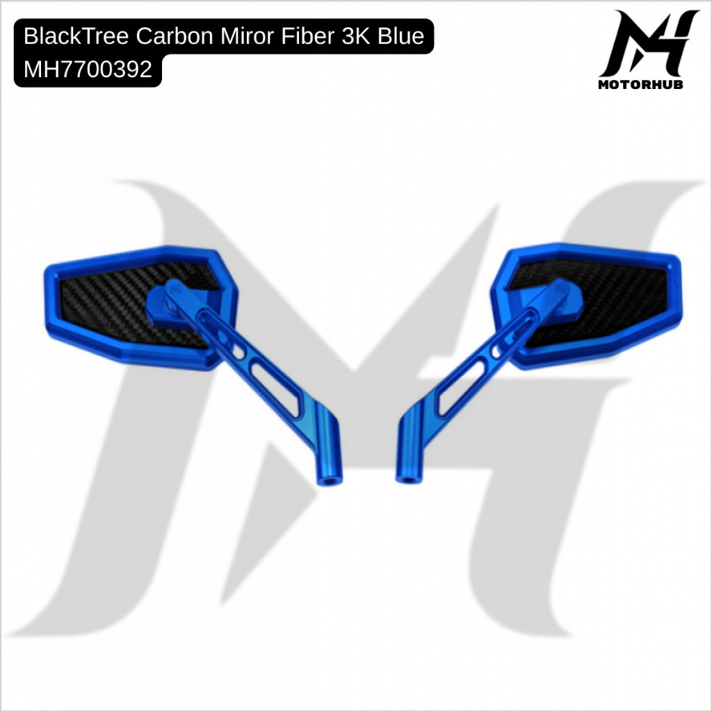 BlackThree Carbon Miror Fiber 3K Blue MH7700392