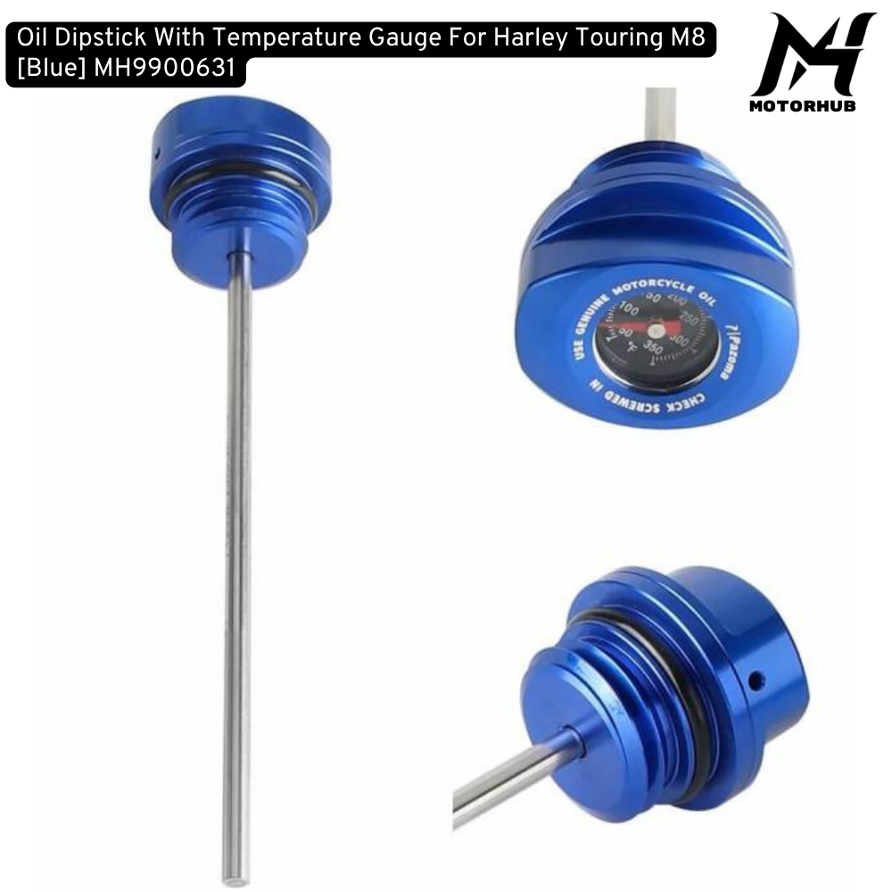 Oil Dipstick With Temperature Gauge For Harley Touring M8 [Blue] MH9900631