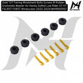 Gold T27 Fairing Windshield Bolts Screws W Rubber Grommets Washer for Harley Softail Low Rider ST 117 FXLRST FXRST Windscreen 2022-2024 MH9900957