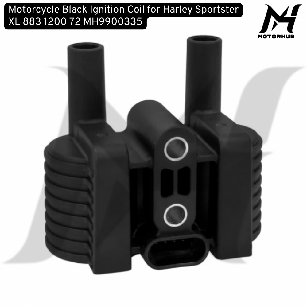 Motorcycle Black Ignition Coil for Harley Sportster XL 883 1200 72 MH9900335