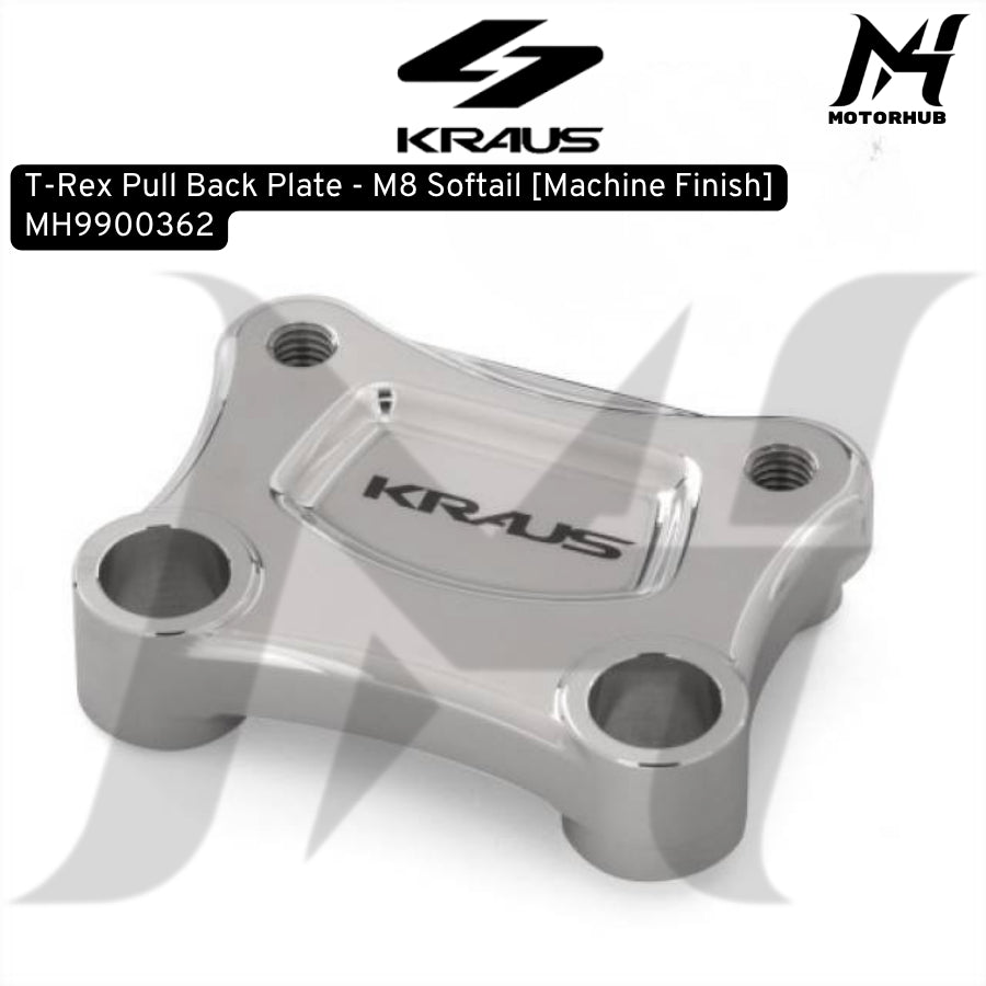 T-Rex Pull Back Plate - M8 Softail [Machine Finish] MH9900362