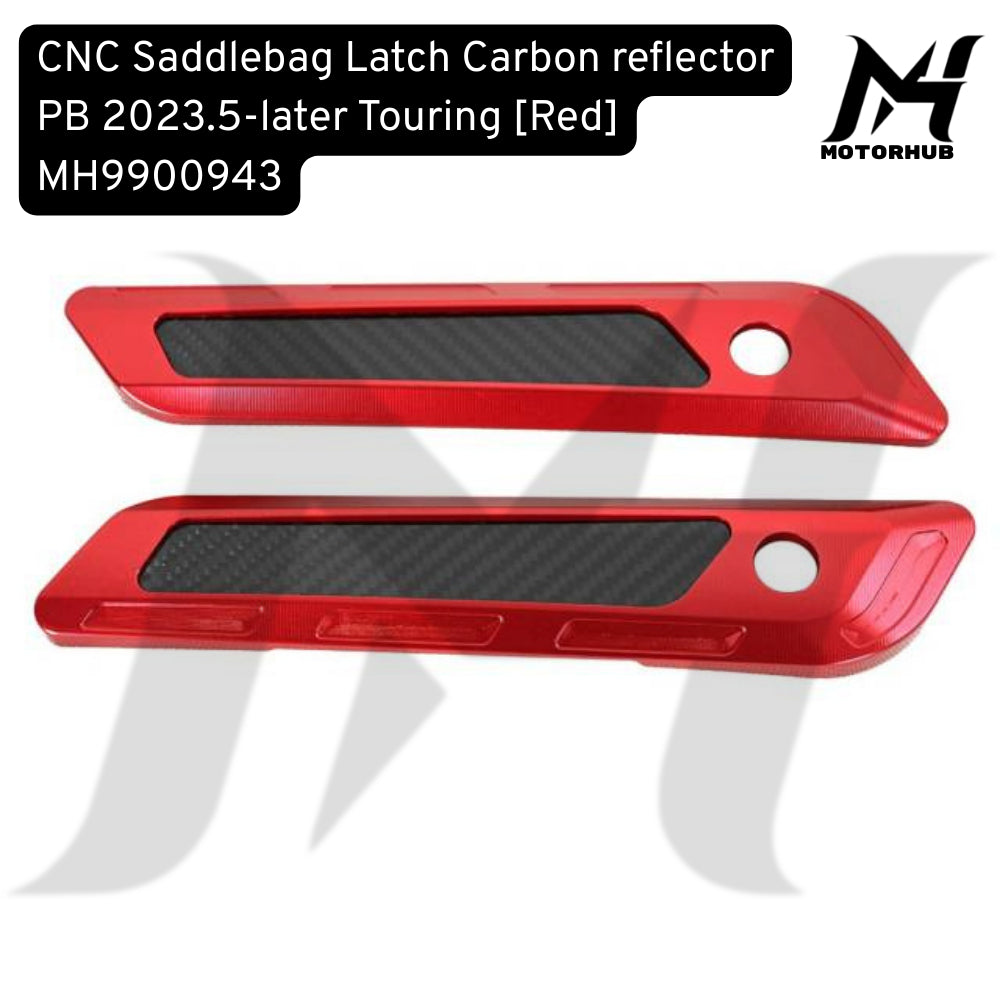 CNC Saddlebag Latch Carbon reflector PB 2023.5-later Touring [Red] MH9900943