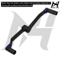 Black Heel Toe Shifter Lever Shifter Peg for Harley Softail 86-17 Touring 88-Up [Black-Blue] MH9901018